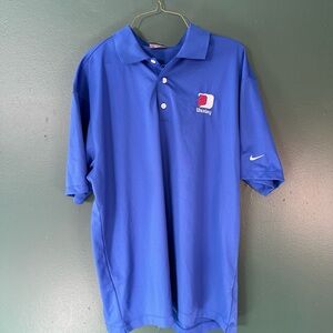 Nike Golf Blue Polo Shirt with Darley Logo